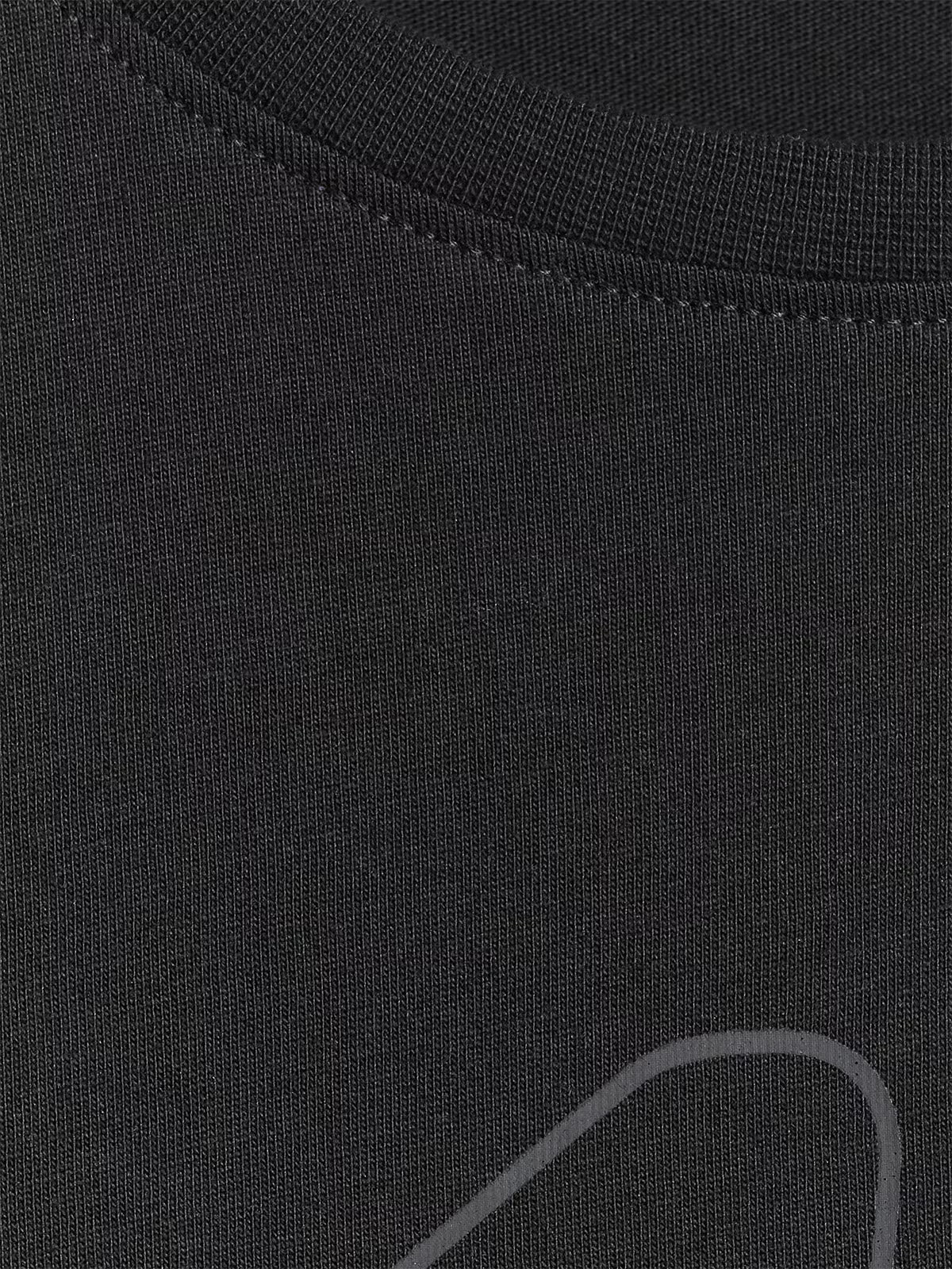 T-shirt oversize z nadrukiem dziewczęcy