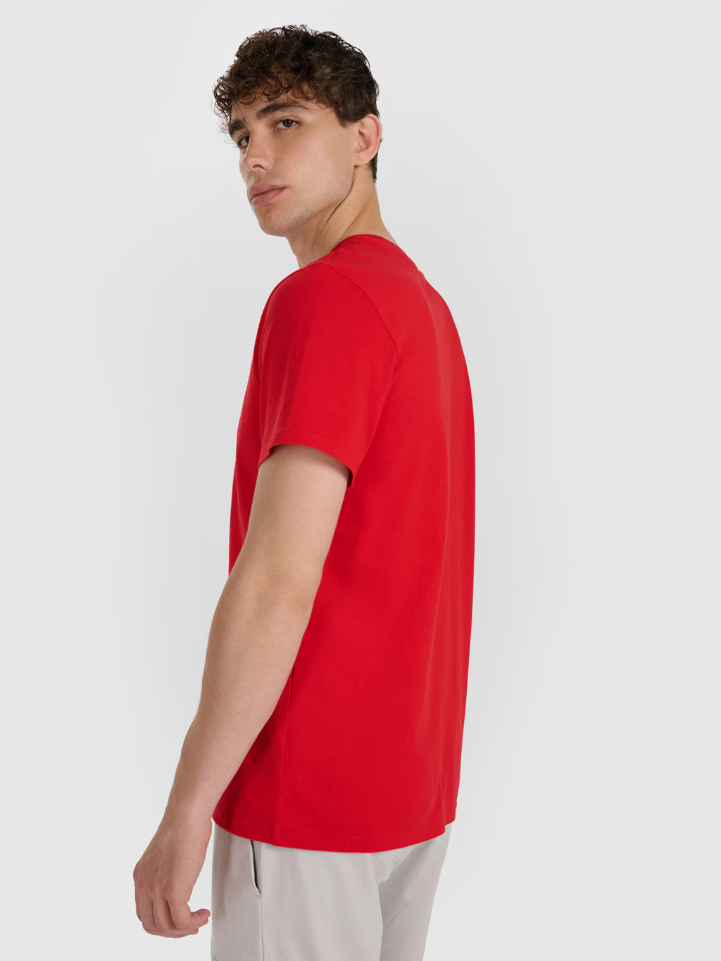 T-shirt regular z nadrukiem męski