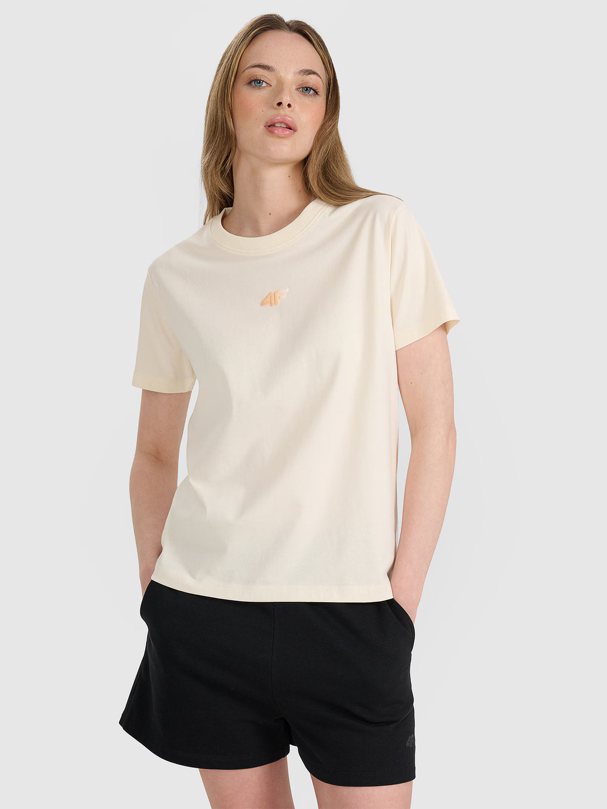 T-shirt oversize z nadrukiem damski