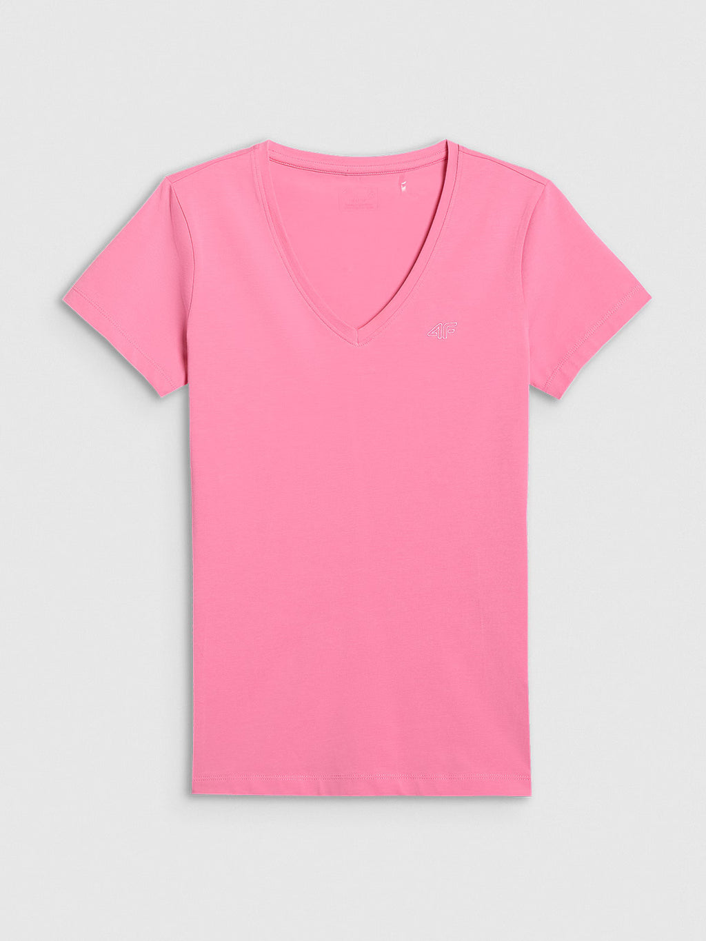 T-shirt slim gładki damski