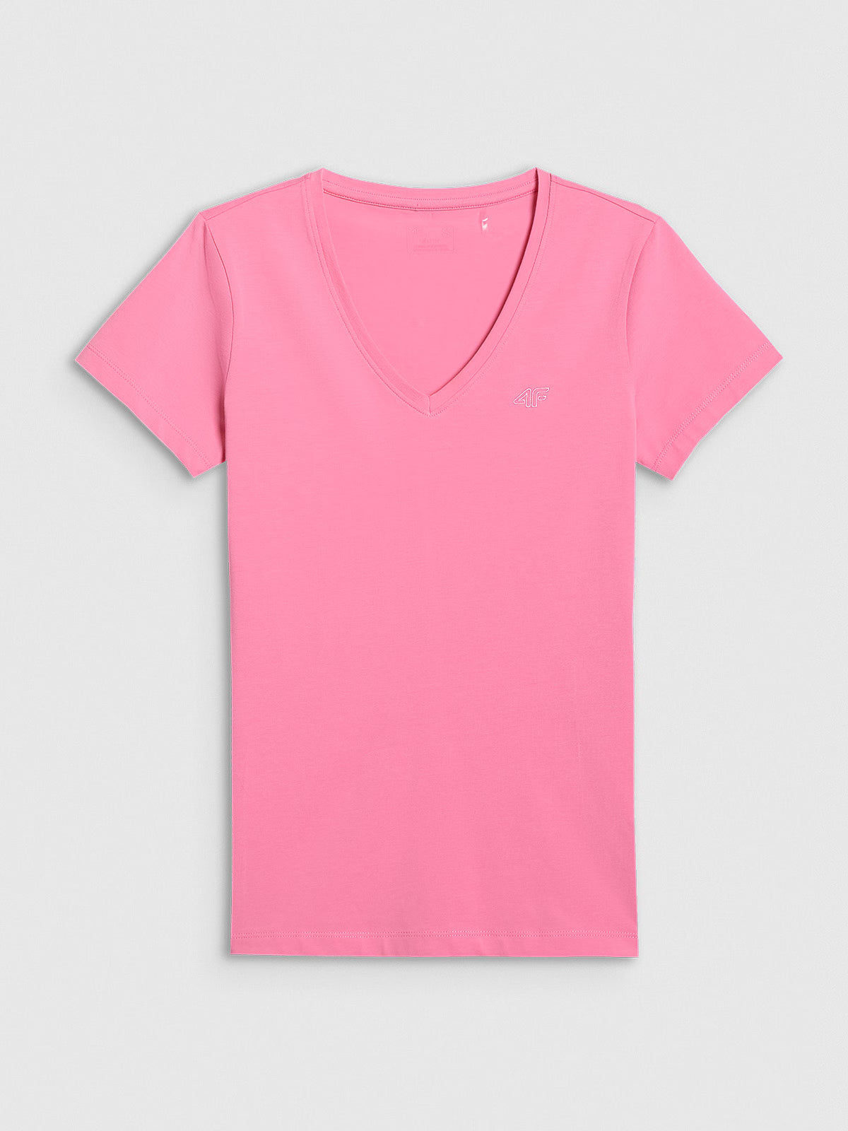 T-shirt slim gładki damski