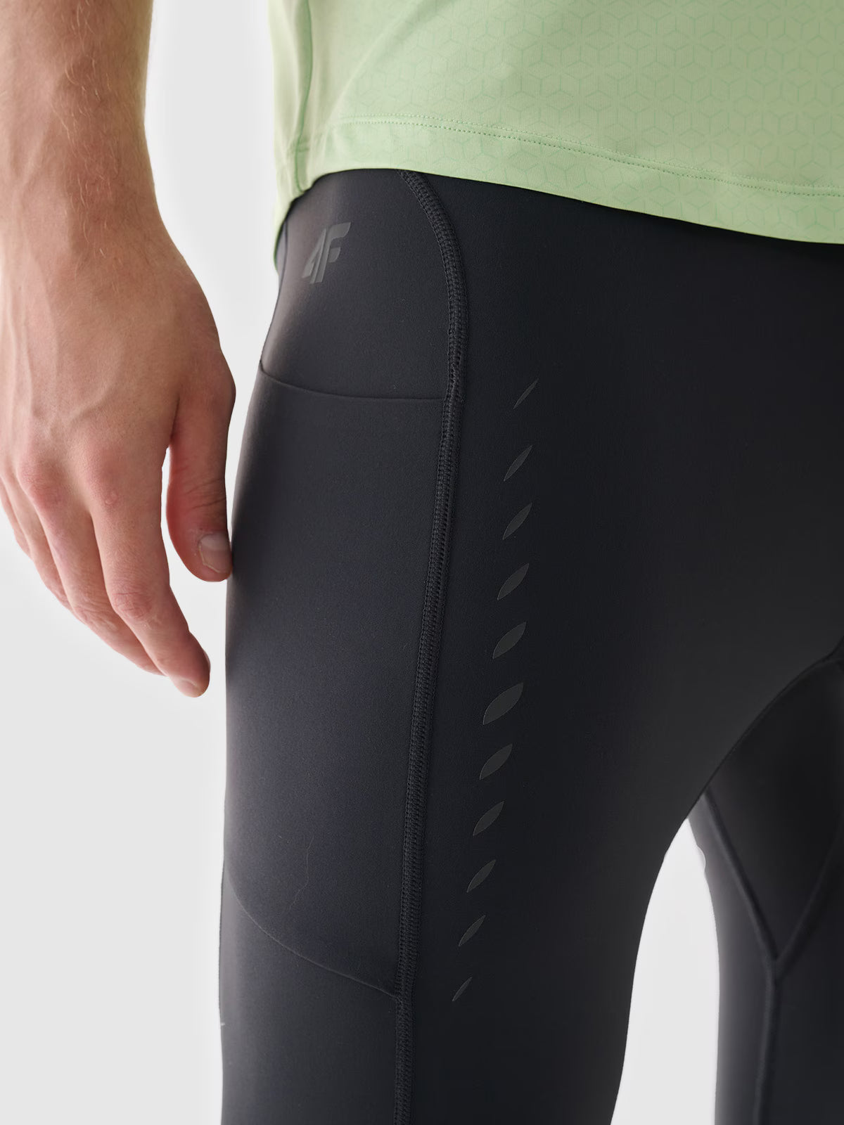 Legginsy do biegania szybkoschnące męskie