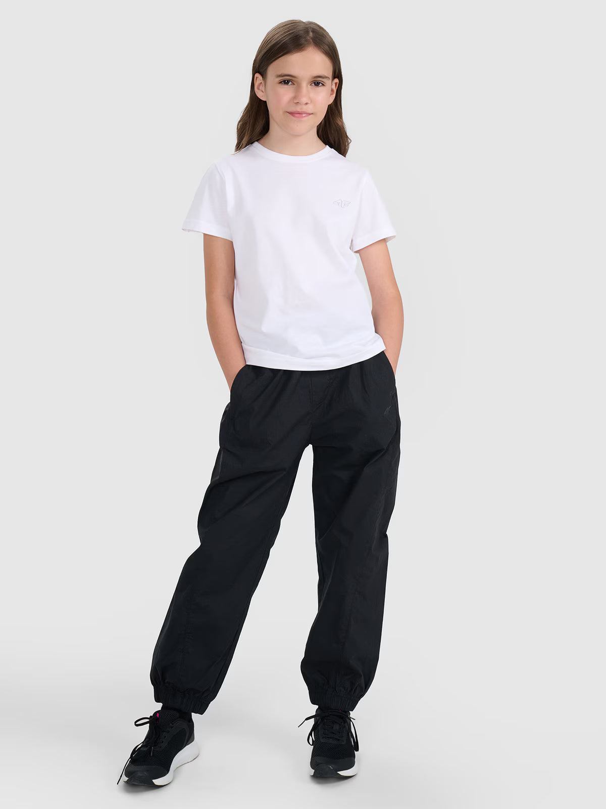 T-shirt regular gładki (2-pack) dziecięcy