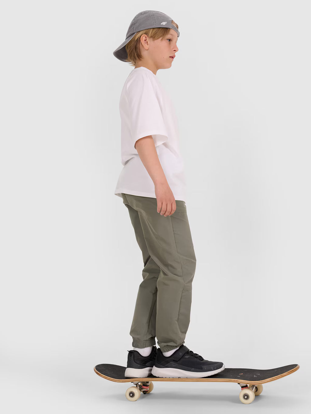 T-shirt oversize gładki chłopięcy