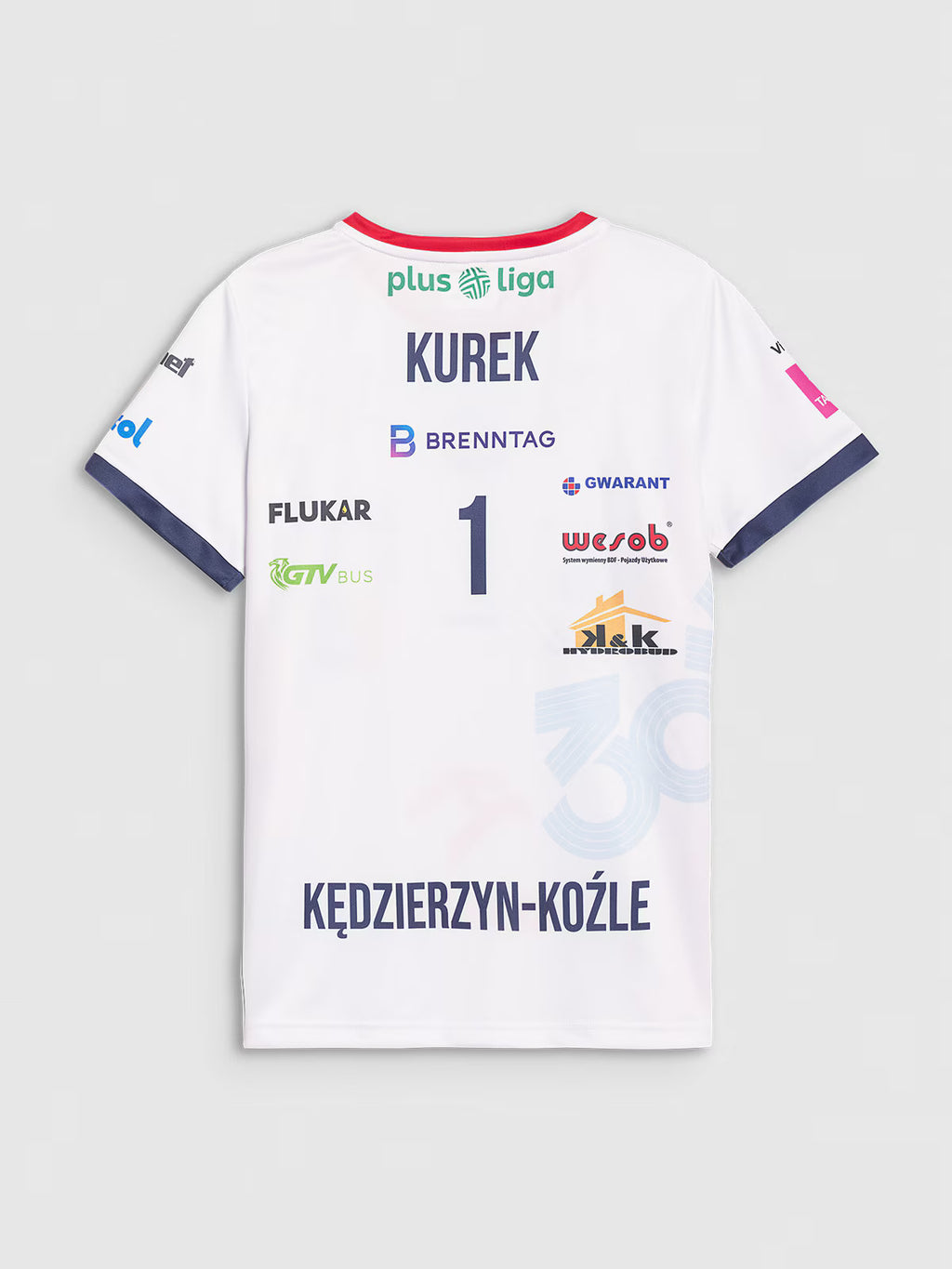 Koszulka meczowa replika domowa z sezonu 2024/2025 dziecięca 4F x Zaksa Kędzierzyn-Koźle - Kurek