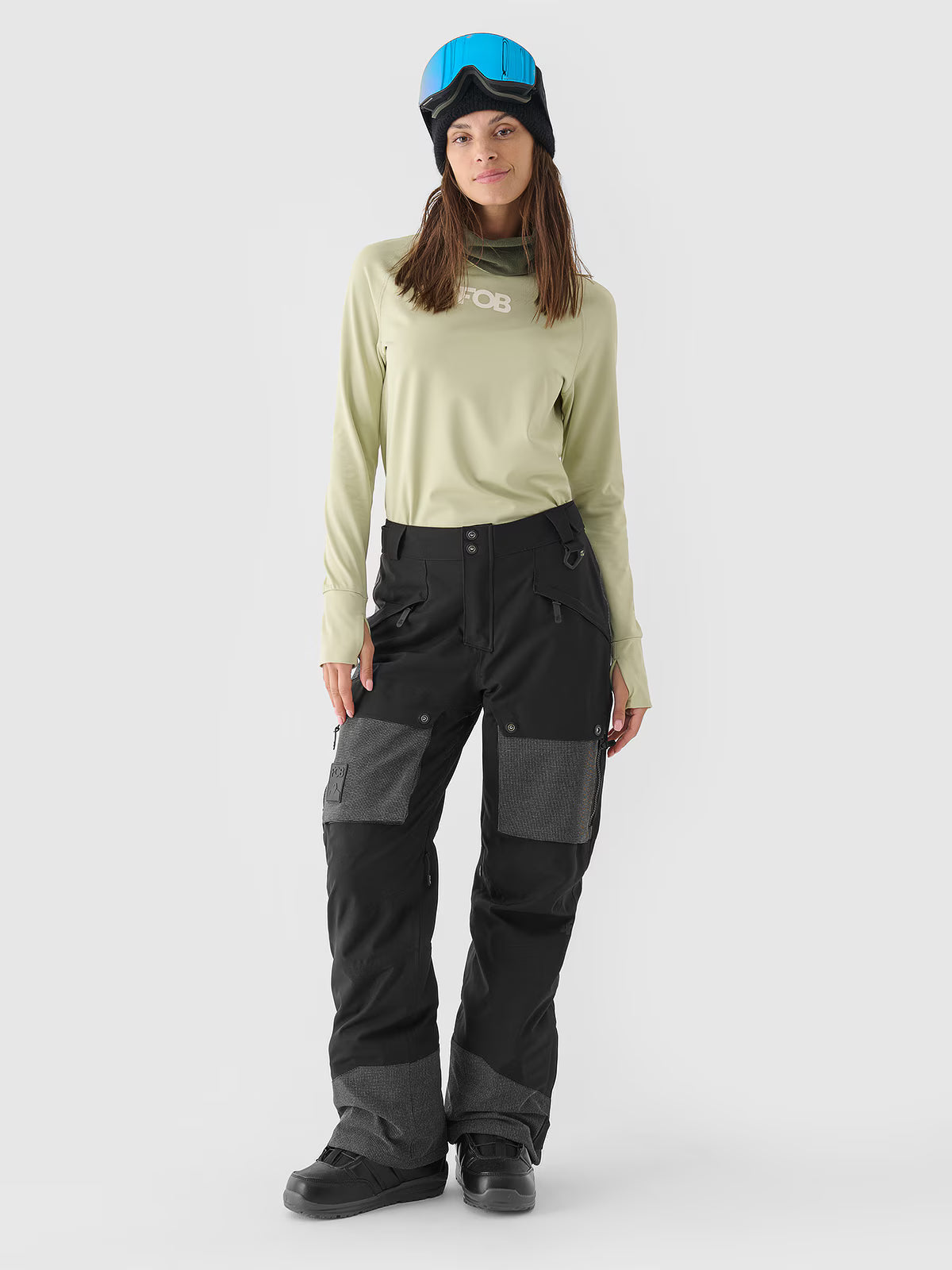 Spodnie snowboardowe membrana 10000 damskie
