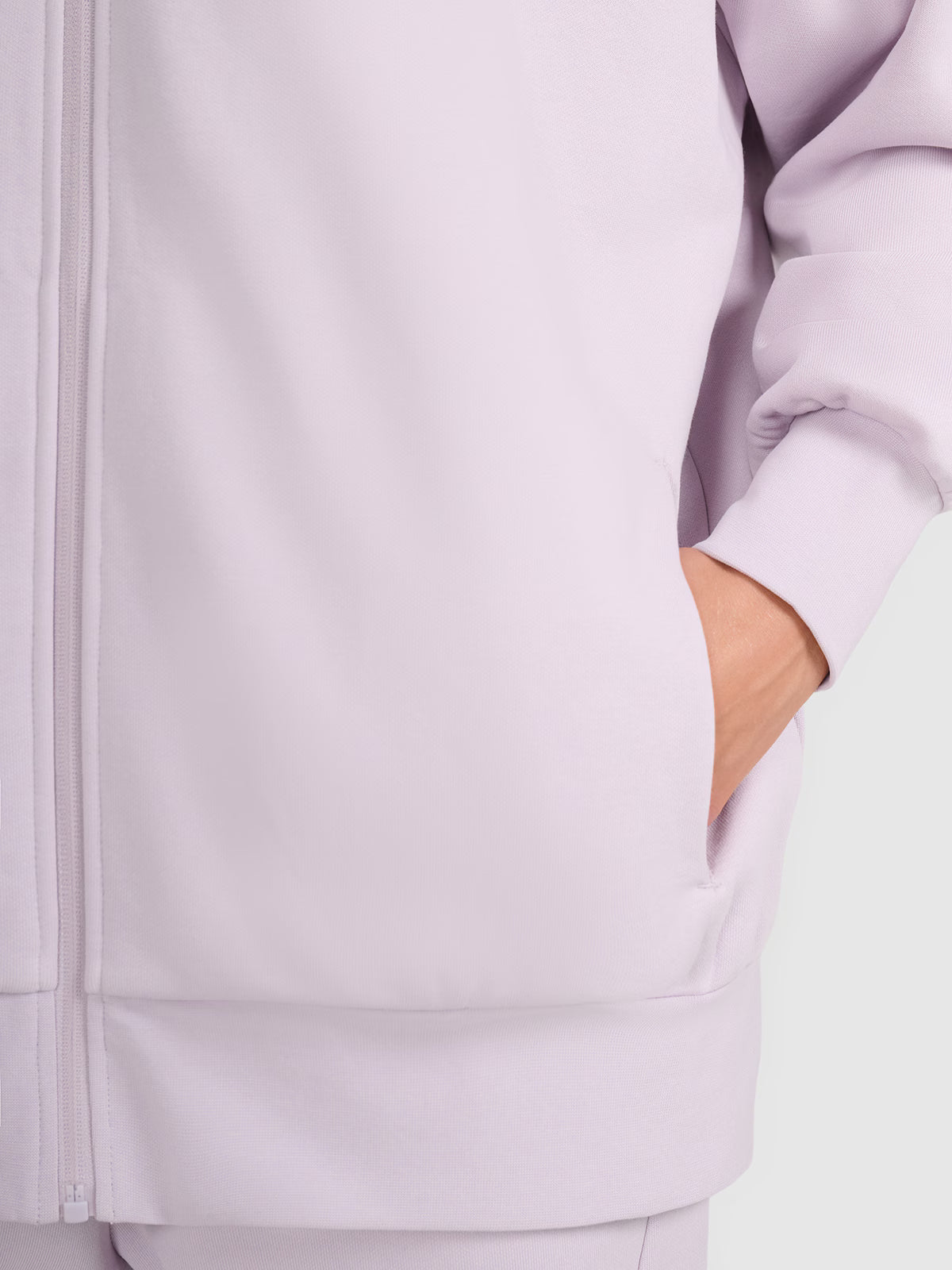 Bluza dresowa rozpinana z kapturem damska