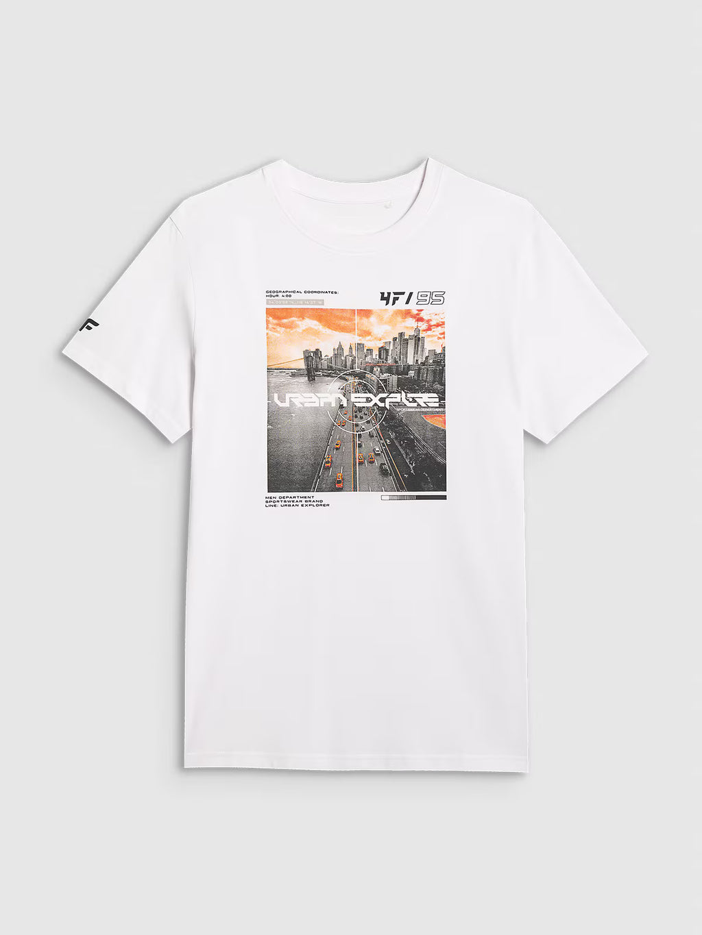 T-shirt regular z nadrukiem męski