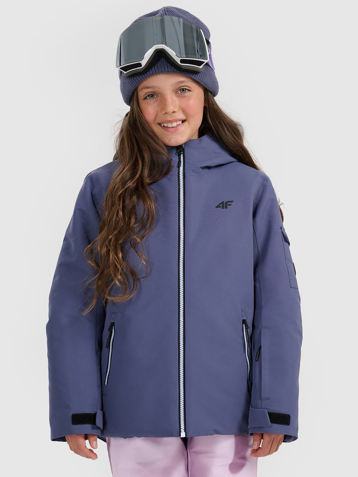 Kurtka snowboardowa membrana 8000 dziewczęca