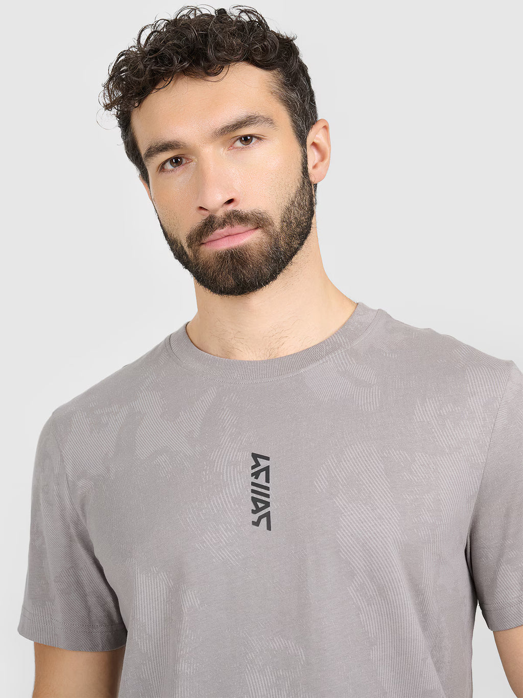 T-shirt regular z nadrukiem męski