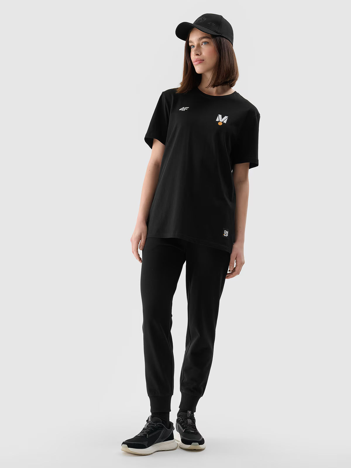 T-shirt regular z nadrukiem uniseks 4F x Drift Masters