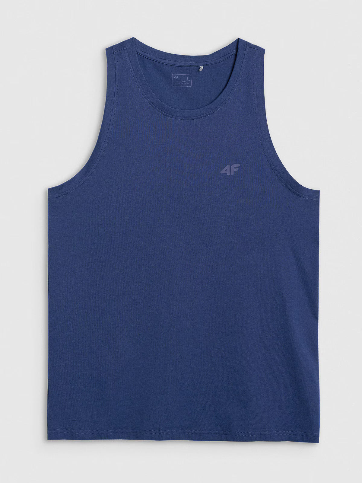 Tank top regular gładki męski
