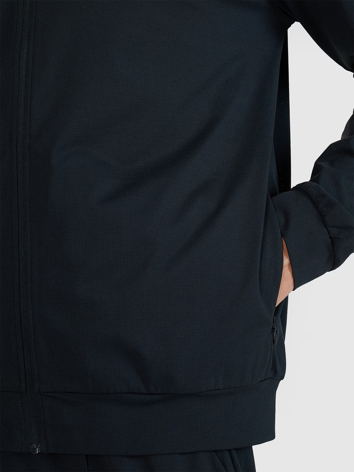 Bluza treningowa rozpinana bez kaptura męska
