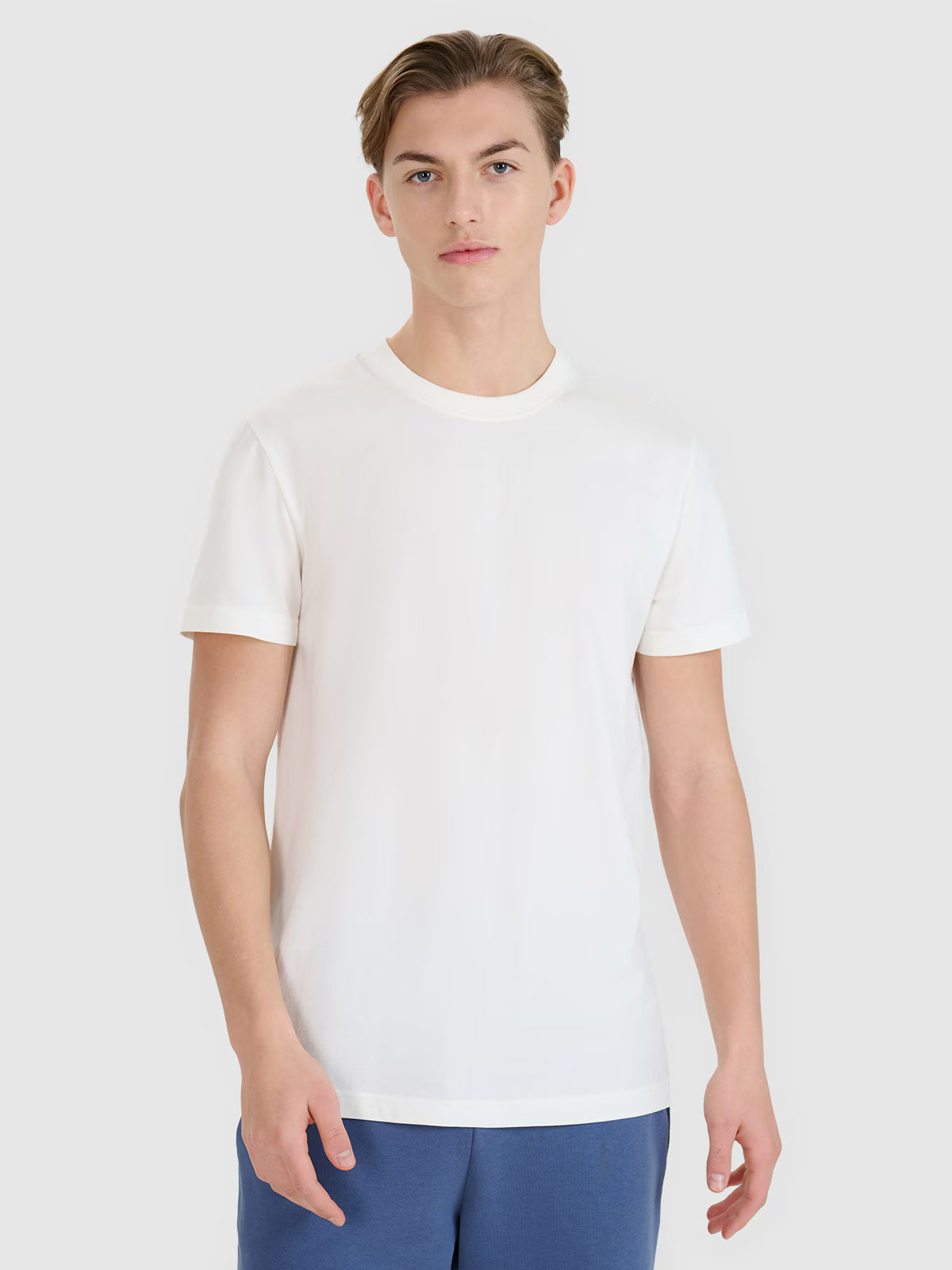 T-shirt regular z nadrukiem męski