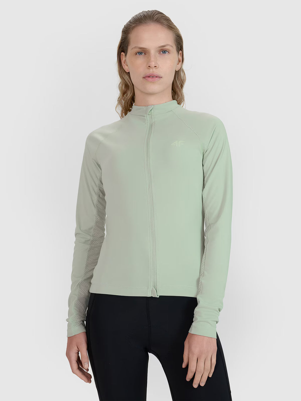 Longsleeve rowerowy rozpinany damski