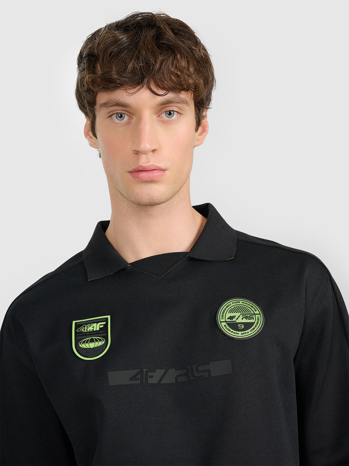 Longsleeve polo męski 4F x Robert Lewandowski