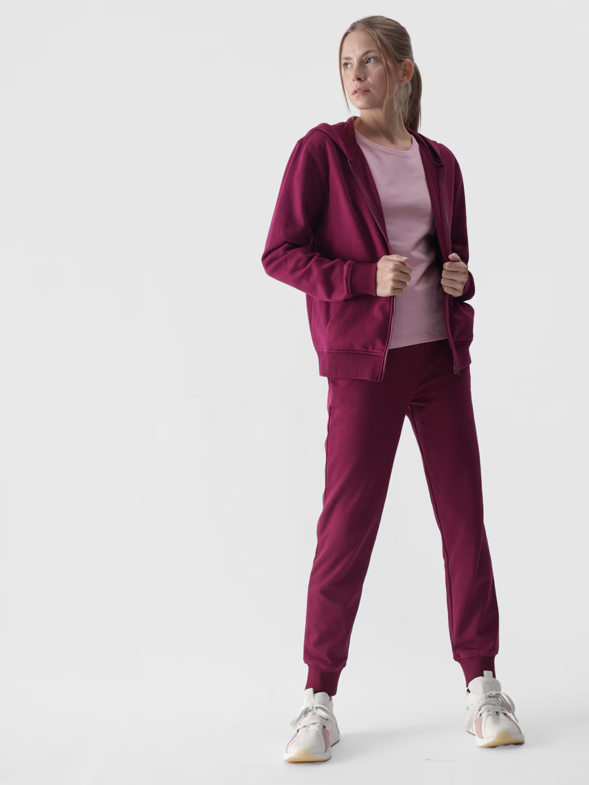 Spodnie dresowe joggery damskie