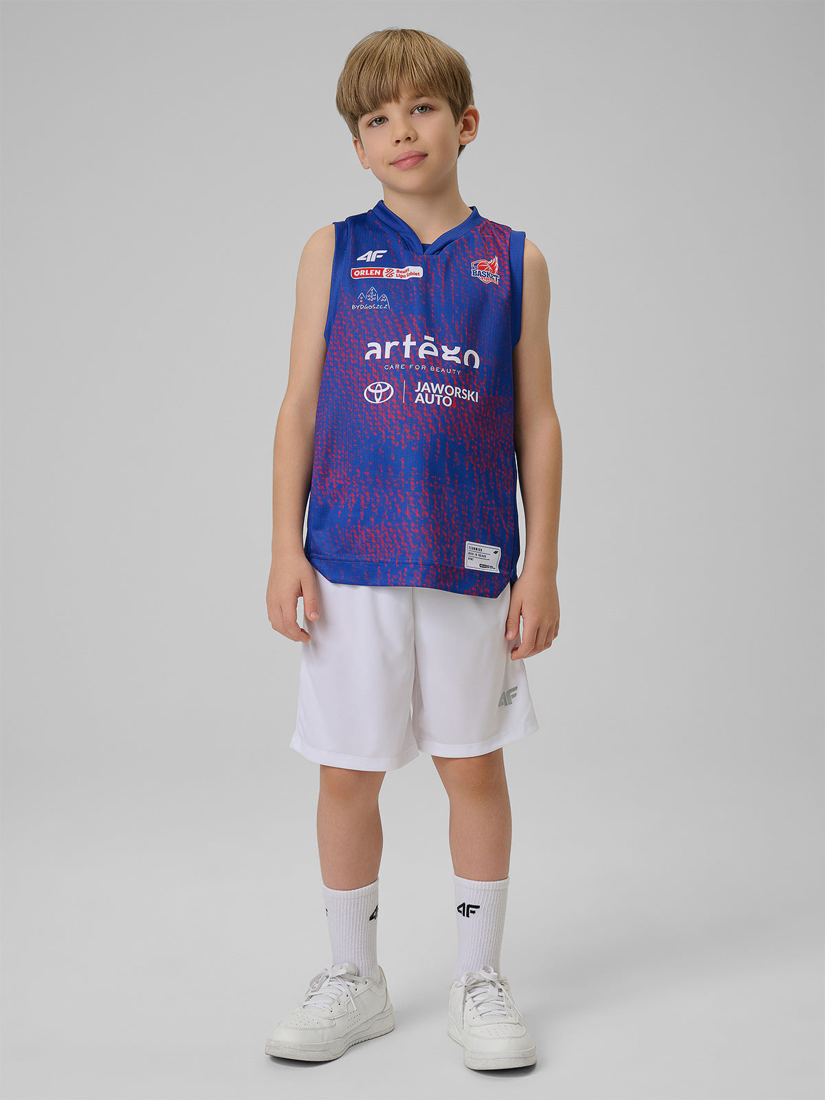 Koszulka meczowa replika wyjazdowa z sezonu 2025/26 dziecięca 4F x KS Basket 25 Bydgoszcz