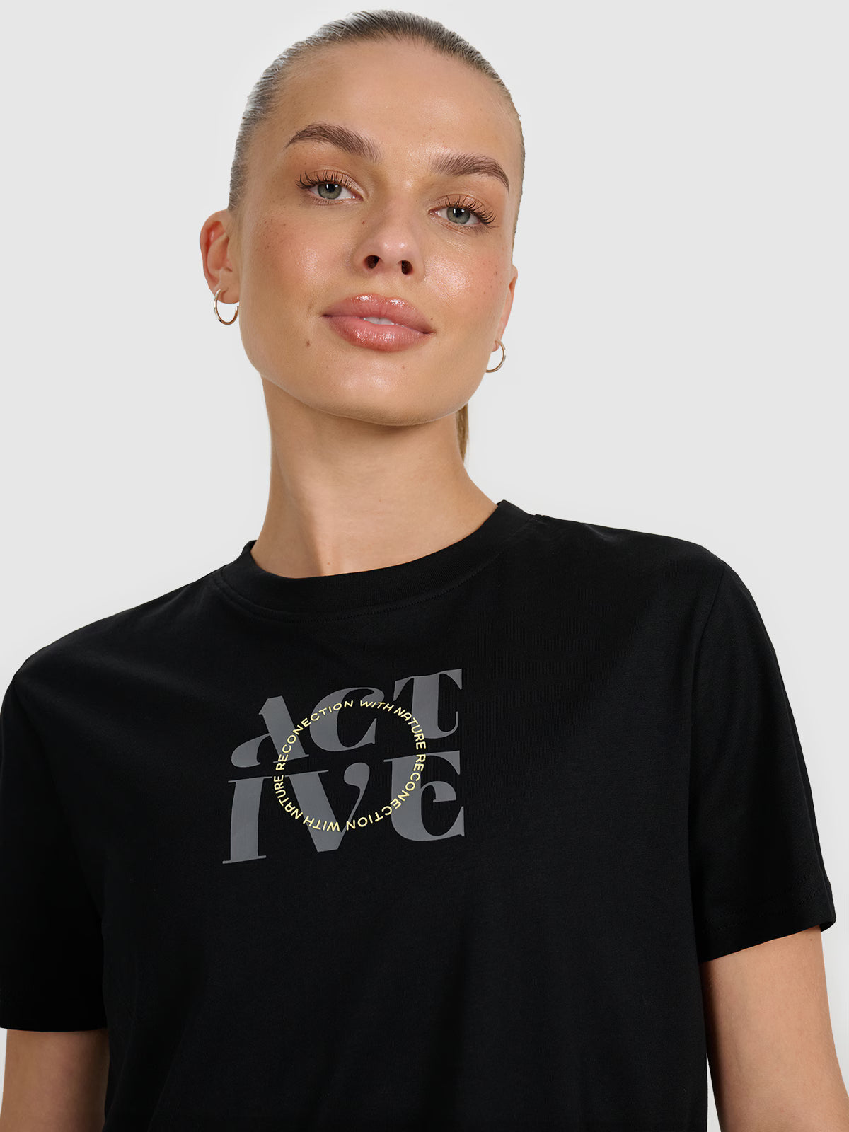 T-shirt z nadrukiem damski