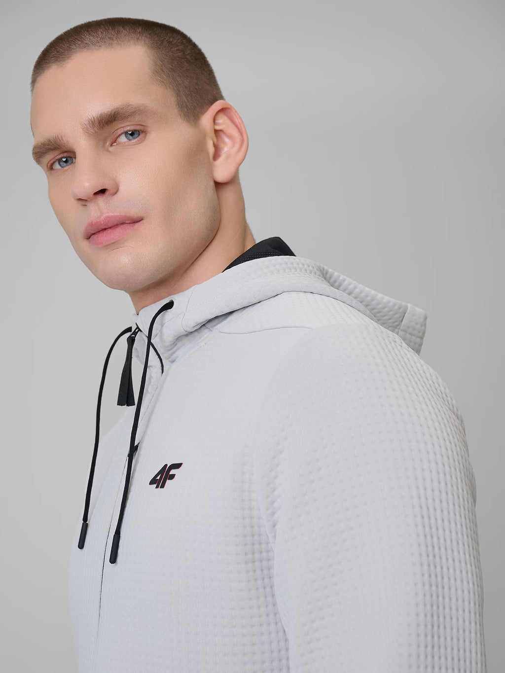 Bluza treningowa regular z kapturem męska