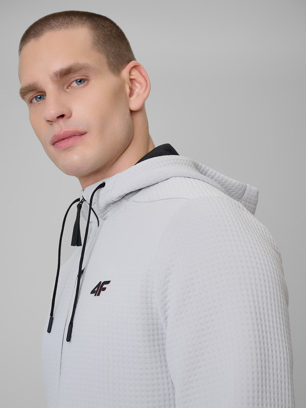 Bluza treningowa regular z kapturem męska