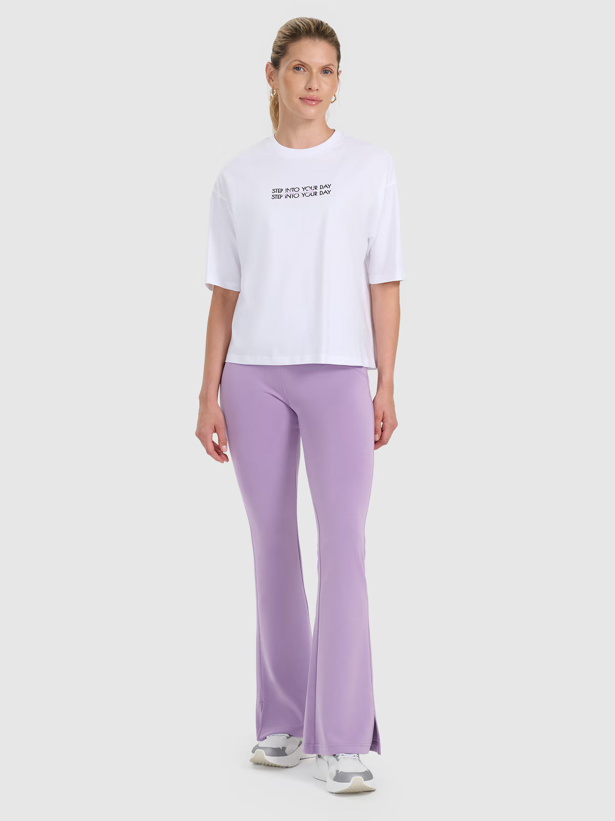 Legginsy z rozszerzanymi nogawkami damskie
