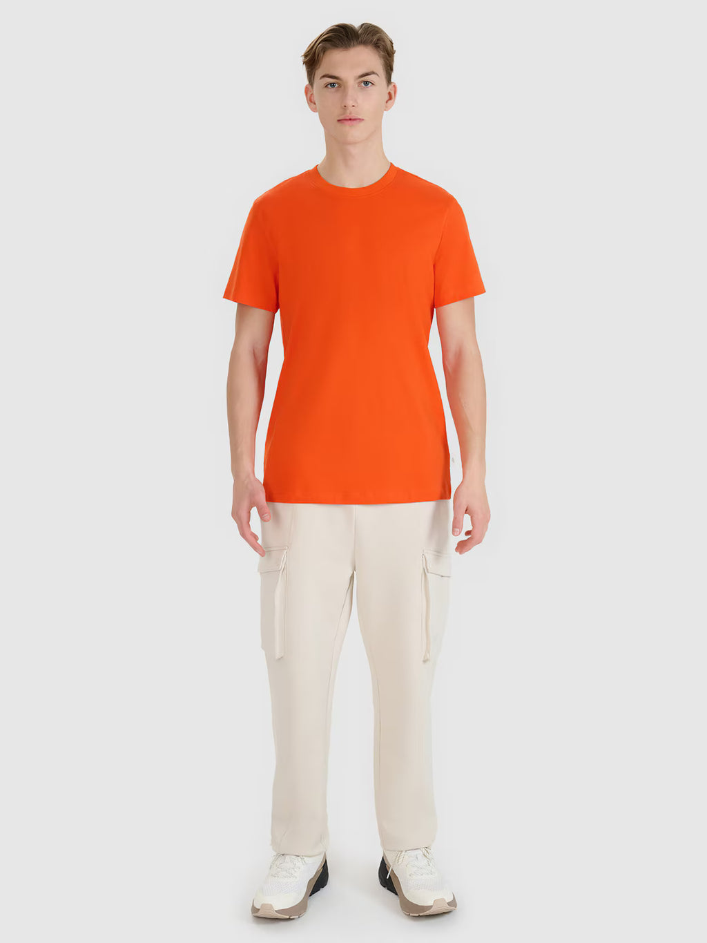 T-shirt regular z nadrukiem męski