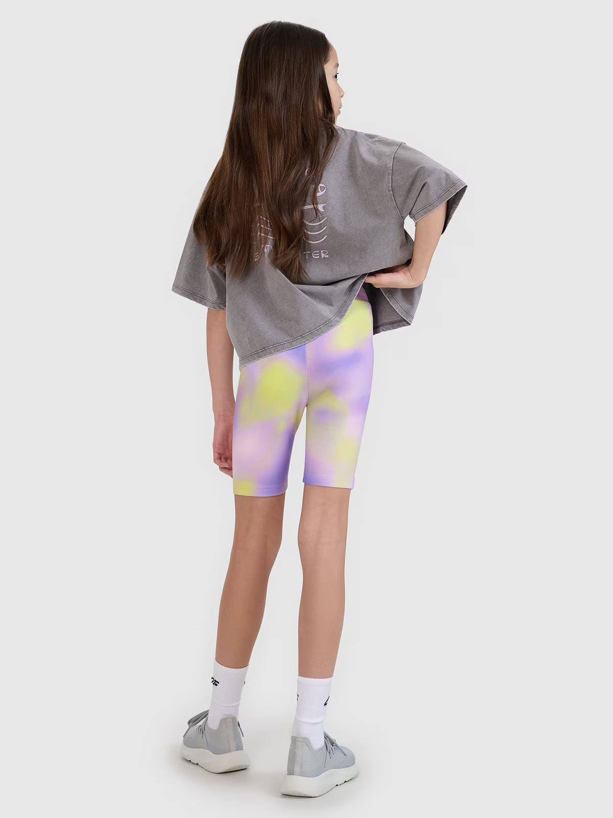 Legginsy kolarki dzianinowe dziewczęce