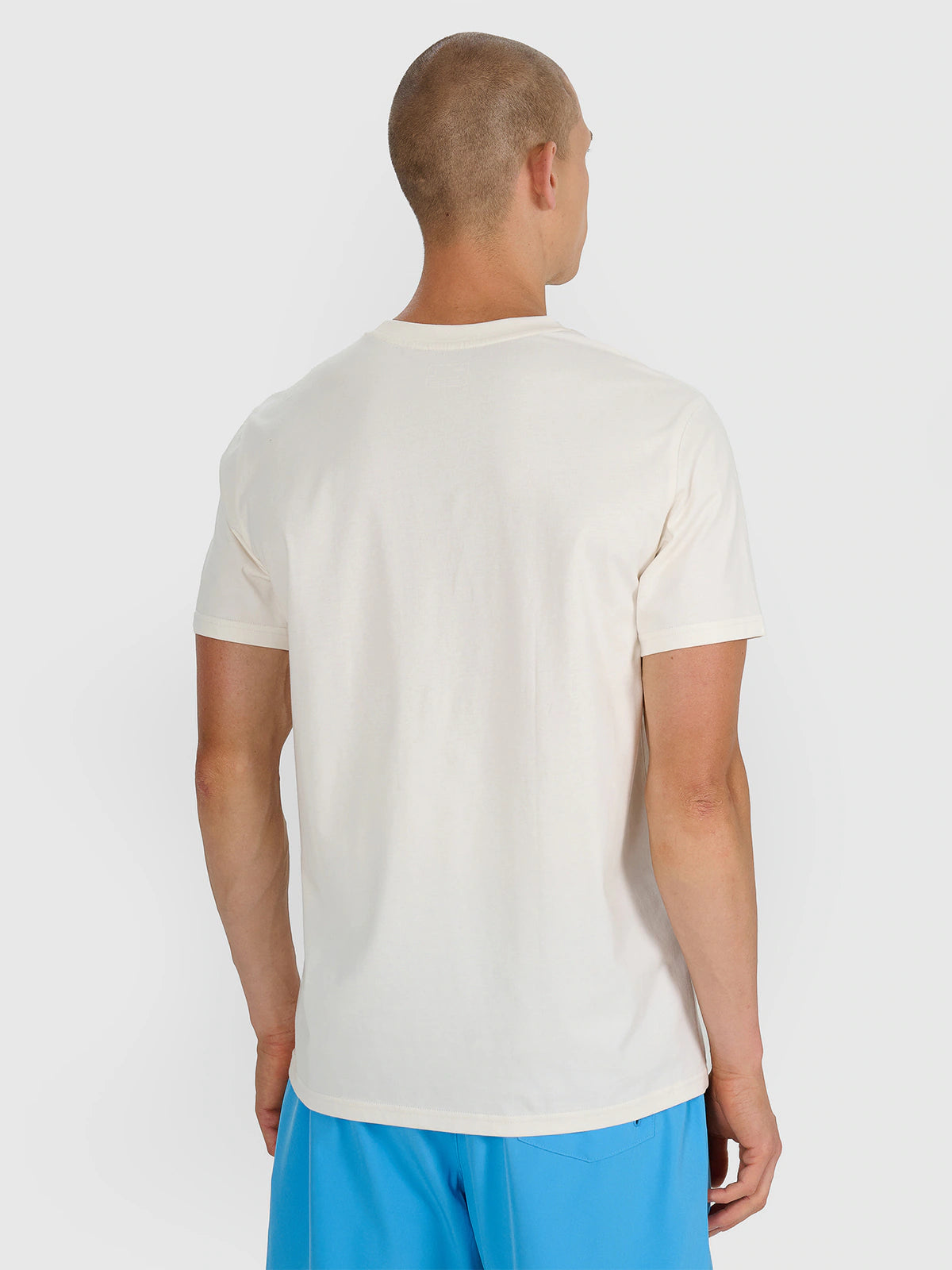 T-shirt regular z nadrukiem męski