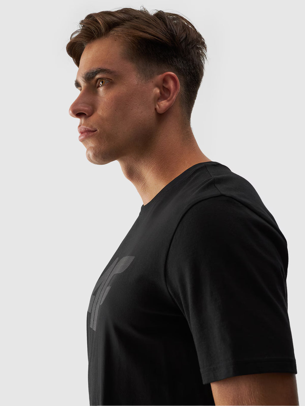 T-shirt regular z nadrukiem męski