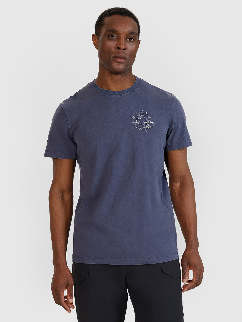 T-shirt regular z nadrukiem męski