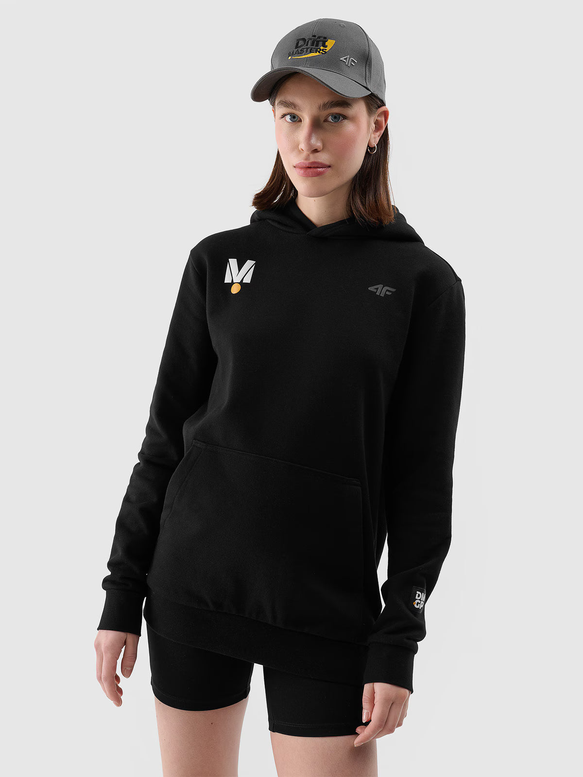 Bluza dresowa nierozpinana z kapturem uniseks 4F x Drift Masters