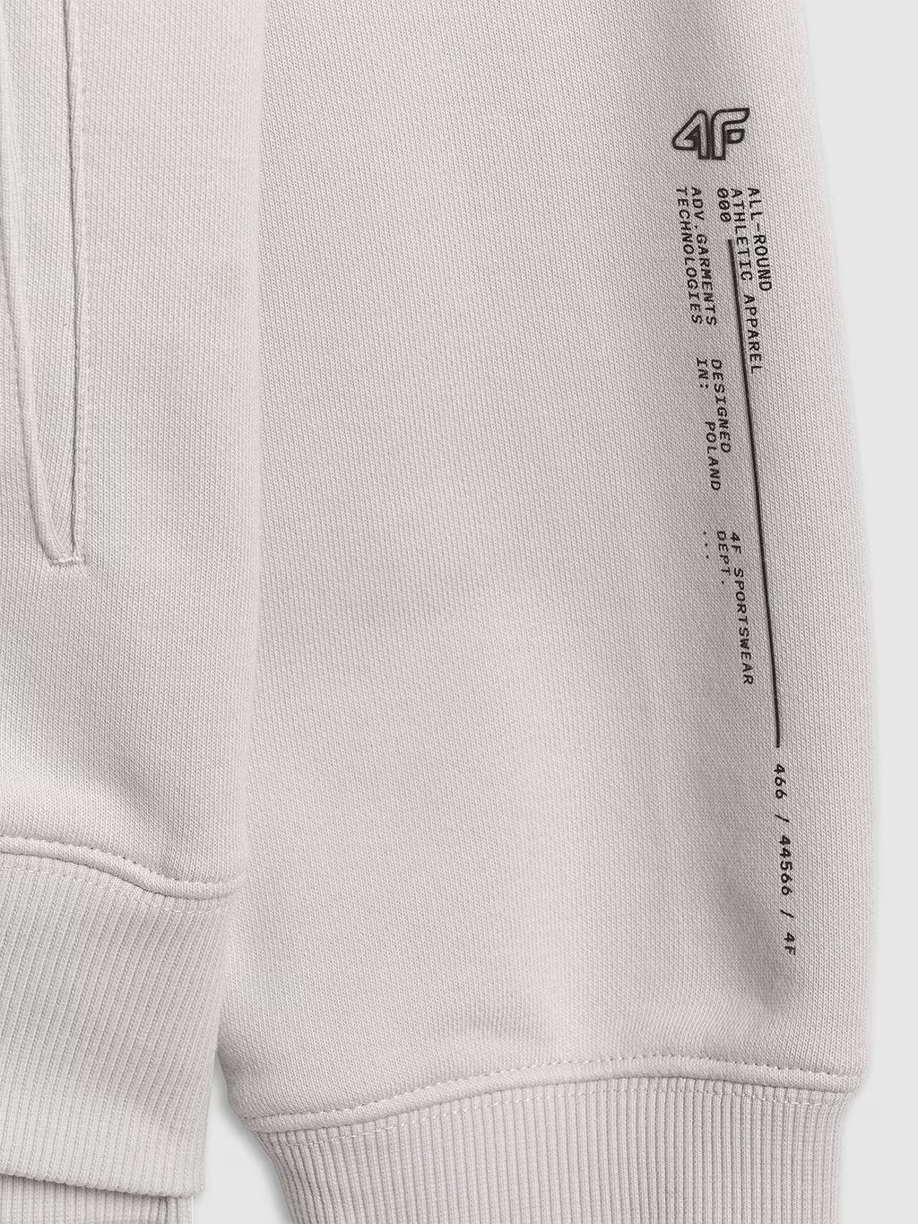 Bluza dresowa rozpinana z kapturem męska