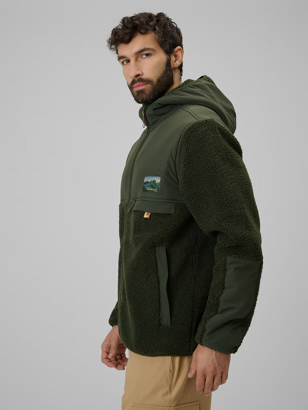 Polar sherpa regular z kapturem męski