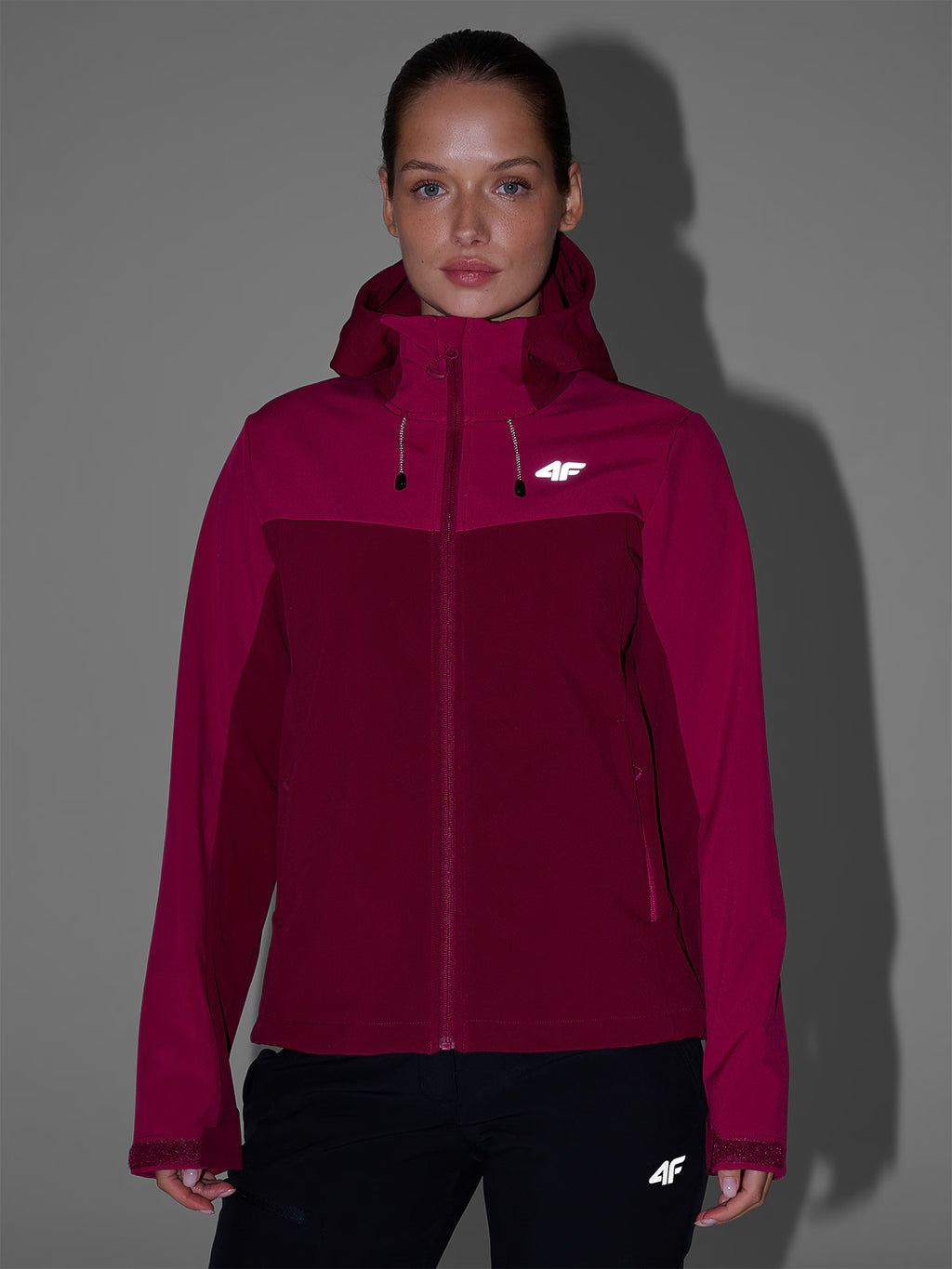 Kurtka softshell wiatroodporna membrana 8000 damska