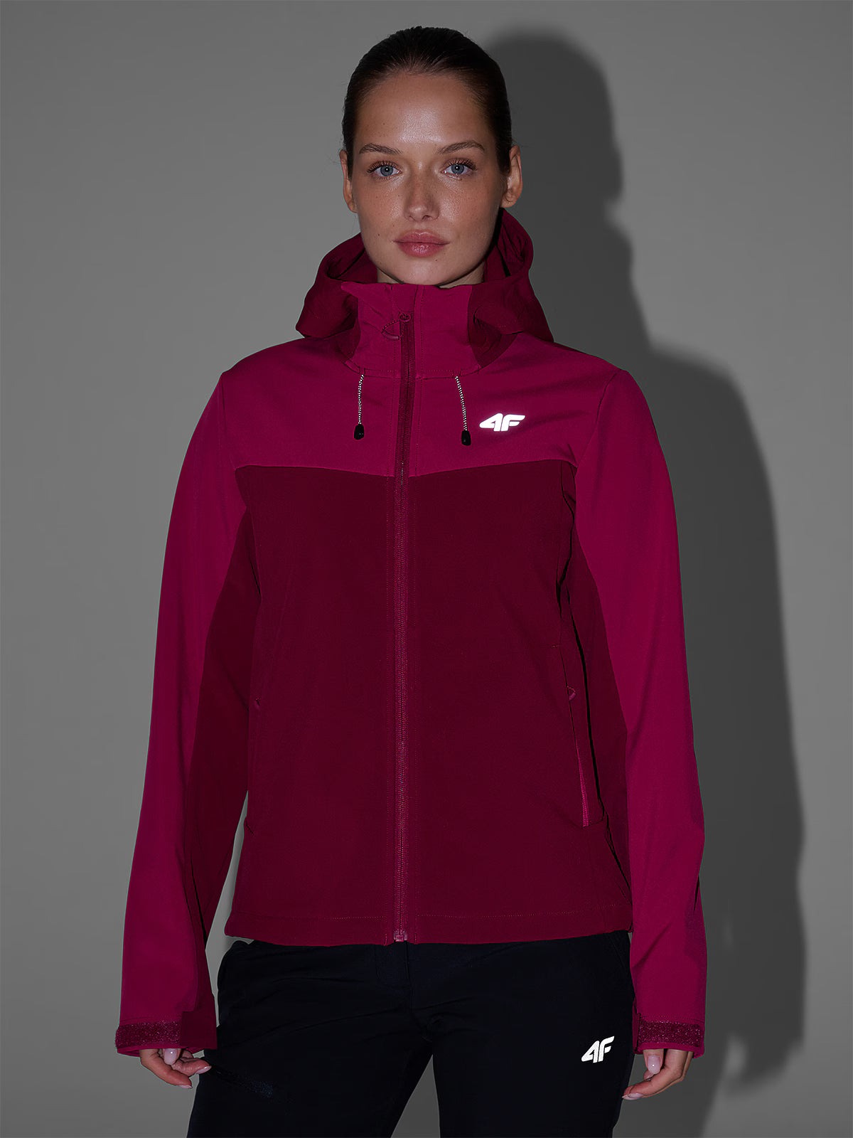 Kurtka softshell wiatroodporna membrana 8000 damska
