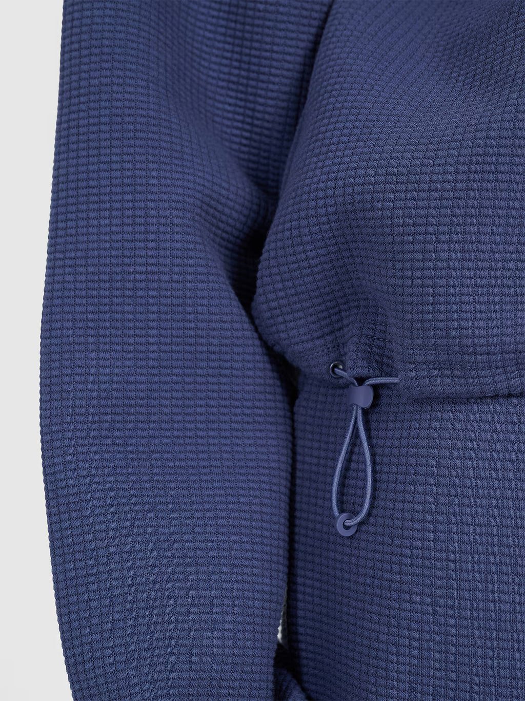 Bluza dresowa z waflowej dzianiny damska