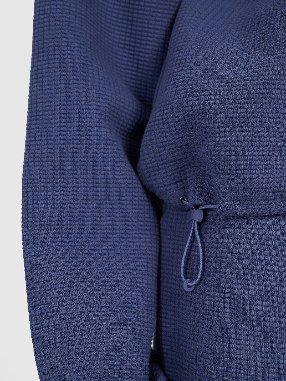 Bluza dresowa z waflowej dzianiny damska