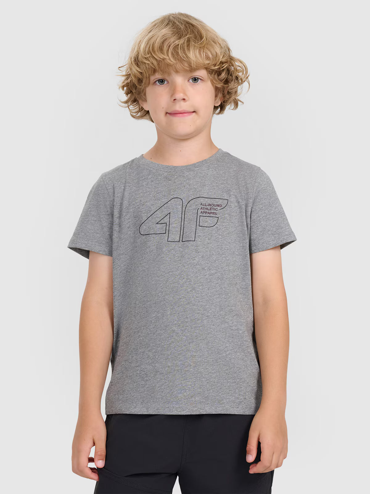 T-shirt regular z nadrukiem chłopięcy