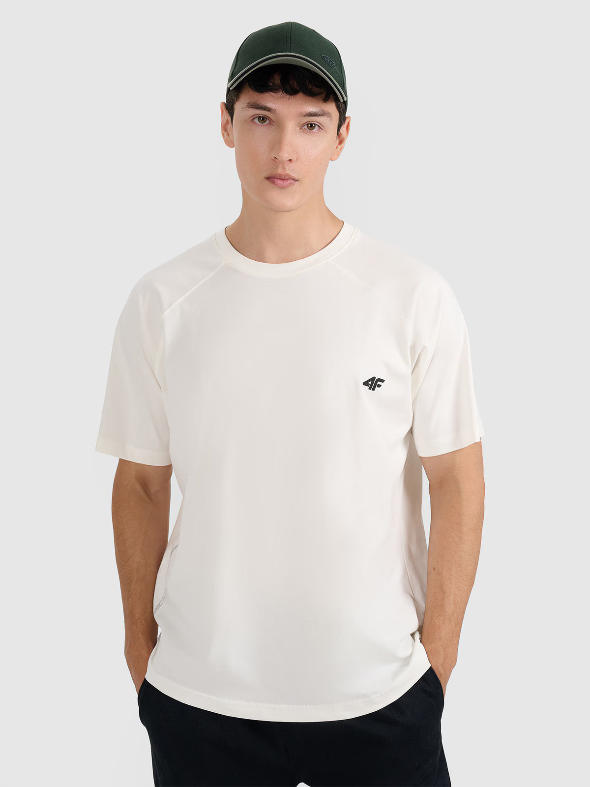 T-shirt oversize gładki męski