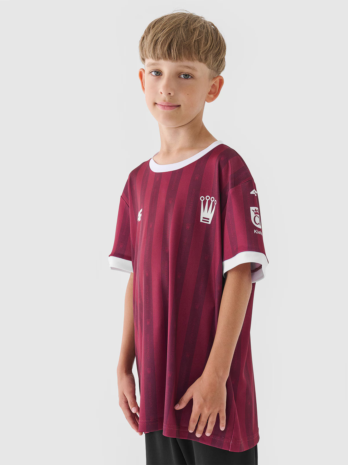 Koszulka klubowa wyjazdowa z sezonu 2024/25 chłopięca 4F x Korona Kielce