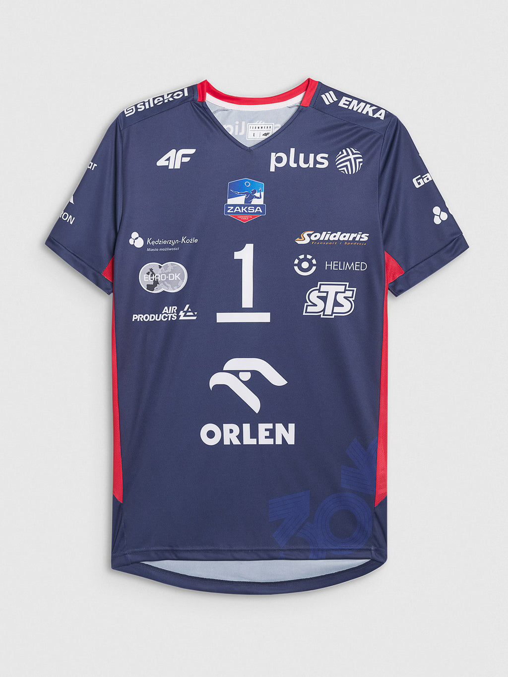 Koszulka meczowa replika domowa z sezonu 2024/25 męska 4F x Zaksa Kędzierzyn Koźle - Kurek
