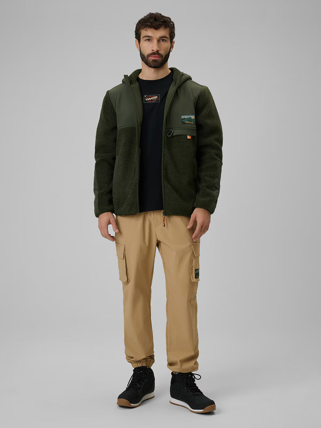 Polar sherpa regular z kapturem męski