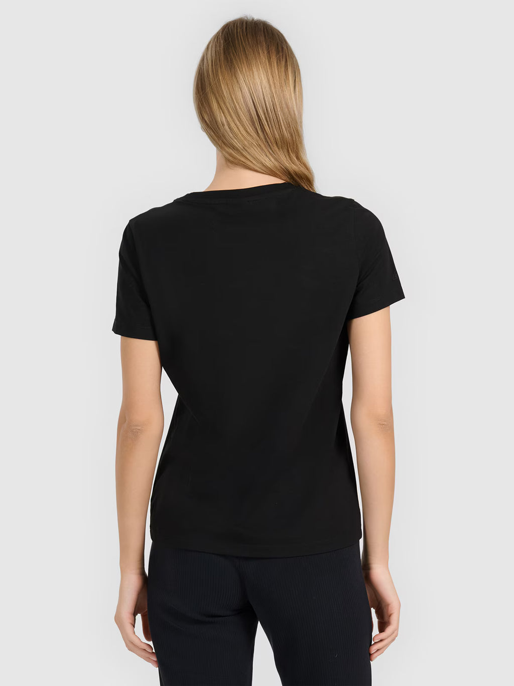 T-shirt regular gładki damski