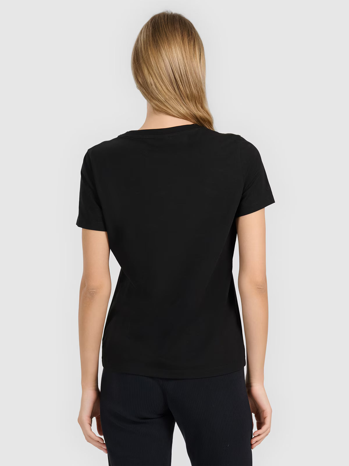 T-shirt regular gładki damski