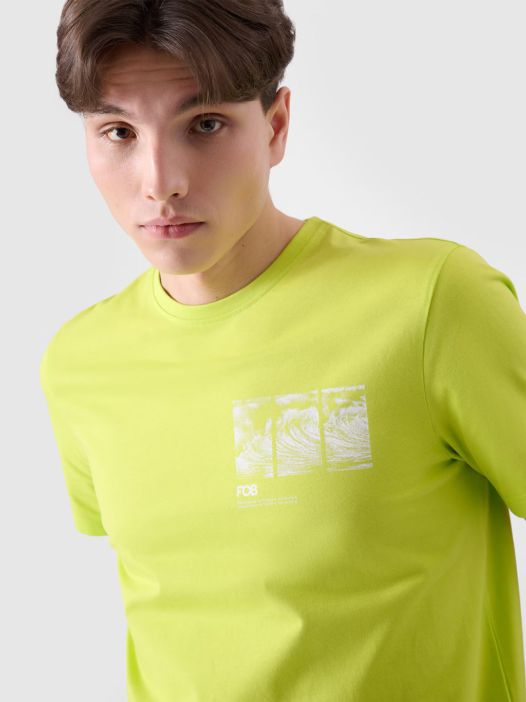 T-shirt regular z nadrukiem męski
