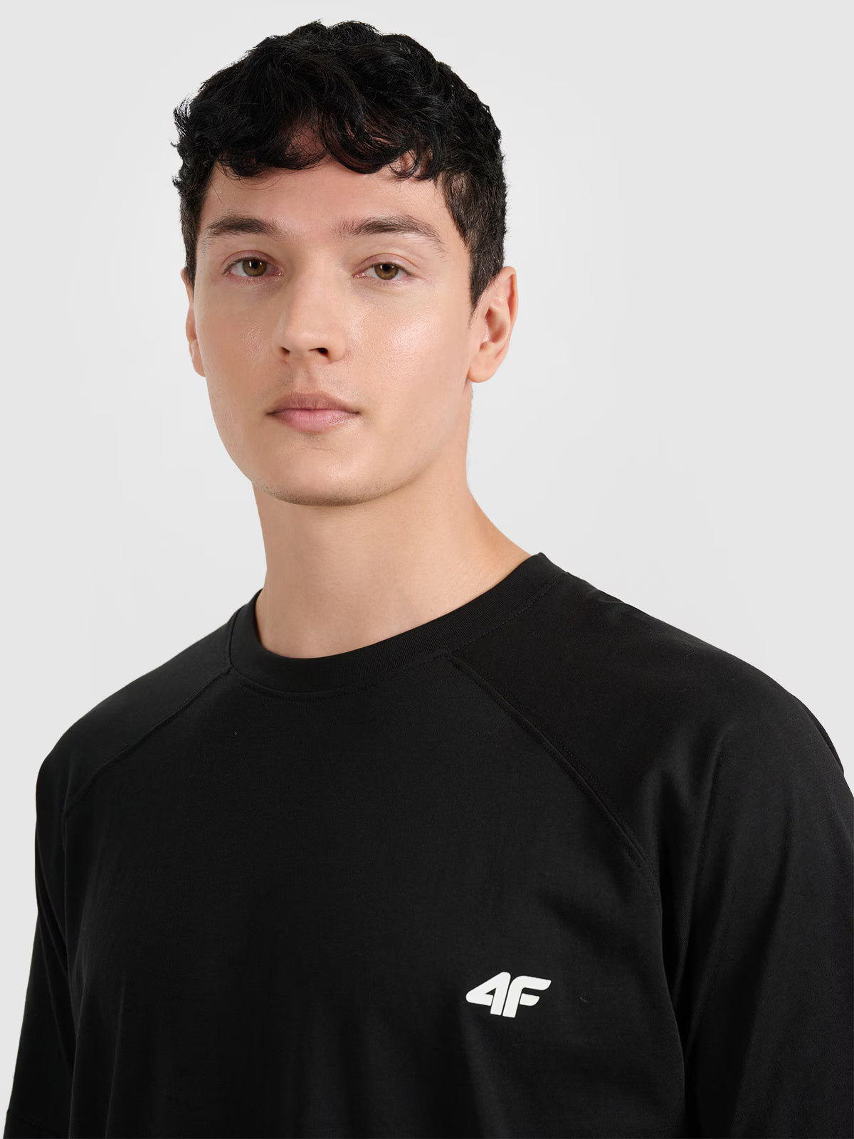 T-shirt oversize gładki męski