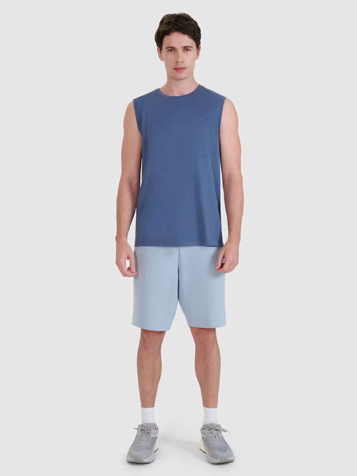 Tank top regular gładki męski