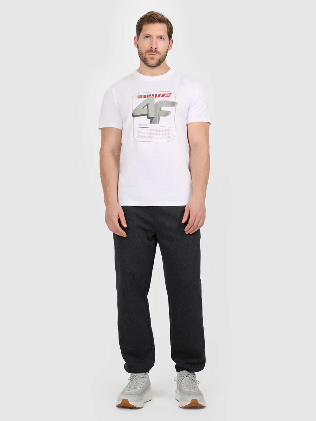 T-shirt regular z nadrukiem męski