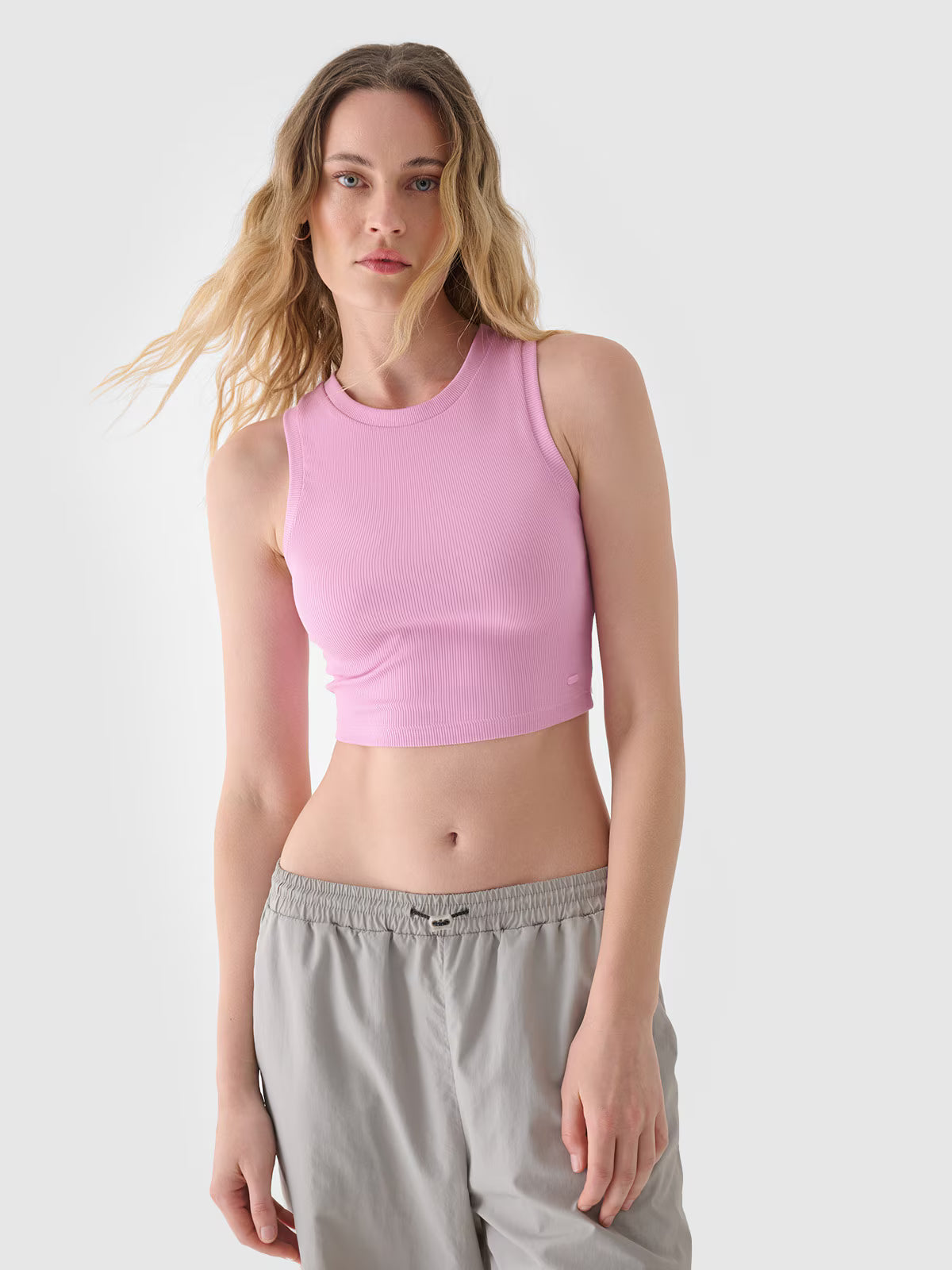 Crop top slim damski